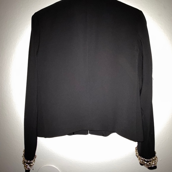 Gold chain cuffed blazer - Picture 5 of 5